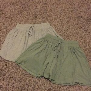 2 Pack, Fashion Nova, Flowy Lounge Shorts, XS